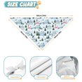 thumbnail image 6 of Dog Bandana 1 Pack,Light Blue Christmas House and Tree Pattern Bandanas for Dogs,Cat Bandana,Small/ Large Dog Bandana 2 Size,Dog Bandanas Girl Boy, 6 of 6