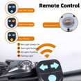 thumbnail image 4 of Luz Trasera De Bicicleta Con Señales De , Bocina, Sonido Rápido, Carga Tipo C, Control Remoto Inalámbrico, Luz Trasera De Bicicleta Para Conducción Nocturna, 4 of 7