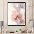 thumbnail image 2 of Designart 'Pastel Abstract With Pink Blue Beige and Red Spots' Modern Framed Canvas Wall Art Print, 2 of 5