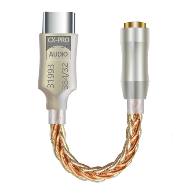 Hioecau 3.5mm Headphone Amplifier USB Type C CX31993 HiFi DAC IEM AMP Cell Phone Adapter Compact High-Fidelity Audio Interface Headset Amplifier SNR128DB PcsM 32B/384KHz