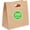 Brown-200pcs, variant on 200Pcs 11x6x11 Brown Kraft Paper Bags with Handle - Tote Grocery Bags Bulk for Restaurant, Bakery, Retail, Takeout
