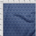 thumbnail image 2 of oneOone Georgette Viscose Fabric Leaves & Floral Block Printed Craft Fabric BTY 42 Inch Wide, 2 of 5