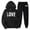 Black, variant on EHQJNJ Dressy Pant Suits for Women Petite Women‘S Pant Sets Two Piece Outfits Love Print Cute Matching Set Long Sleeve Hoodie Plus Size Trendy Sweatsuits 70S Outfits for Women Plus Size