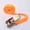 Orange, variant on Raindrops luggage rack strap Ratchet Tie Down Strap Nylon Webbing Luggage Lashing Movement 1Pcs