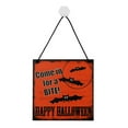thumbnail image 1 of For Front Door Hanging Sign with LED Lights Home Outdoor Decor Wreaths, 1 of 3