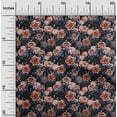 thumbnail image 2 of oneOone Polyester Spandex Black Fabric Florals Craft Projects Decor Fabric Printed By The Yard 56 Inch Wide, 2 of 4