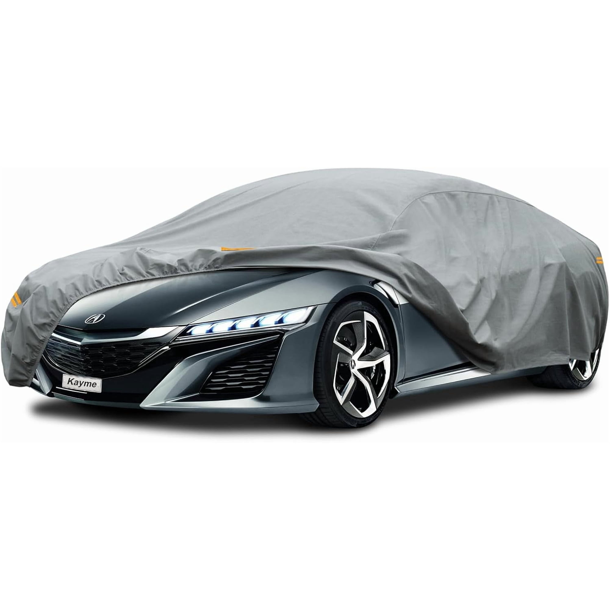 Kayme Heavy Duty Outdoor Nonwoven Car Cover, Custom Fit Acura NSX (1990-2022), Waterproof Rain Snow Sun Protection