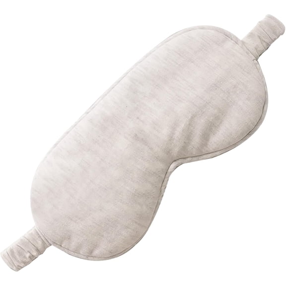 Eye Masks for Sleep Beige Organic Cotton Sleep Mask Lightweight Elastic Men Women Sleeping Traveling