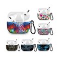 thumbnail image 3 of Bluetooth Earphone Protective Case Storage Box for Air-Pods Pro with Carabiner-Oil Painting, 3 of 5