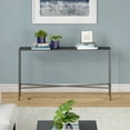 thumbnail image 6 of Henn&Hart 55" Gunmetal Gray Metal Console Table, 6 of 8