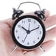 thumbnail image 5 of Mini reloj de alarma de metal para niños de escritorio redondo con número de marcación de dibujos animados (negro) Likrtyny Libre de BPA, 5 of 9