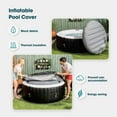 thumbnail image 5 of RELXTIME Insulated Cover Set for 82-inch Round Inflatable Hot Tubs, Outdoor Spa Covers, Mat, 5 of 6