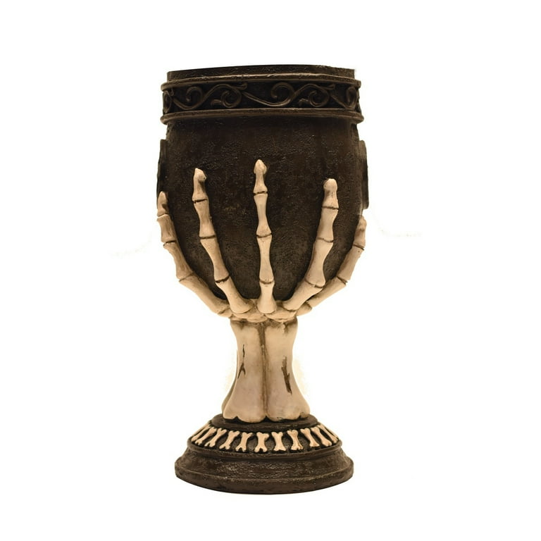 Skeleton Hand Chalice Cup Gothic Wine Goblet Spooky Halloween Kitchen Home Decor Skeleton Hand Chalice Cup Gothic Wine Goblet Spooky Halloween Kitchen Home Decor