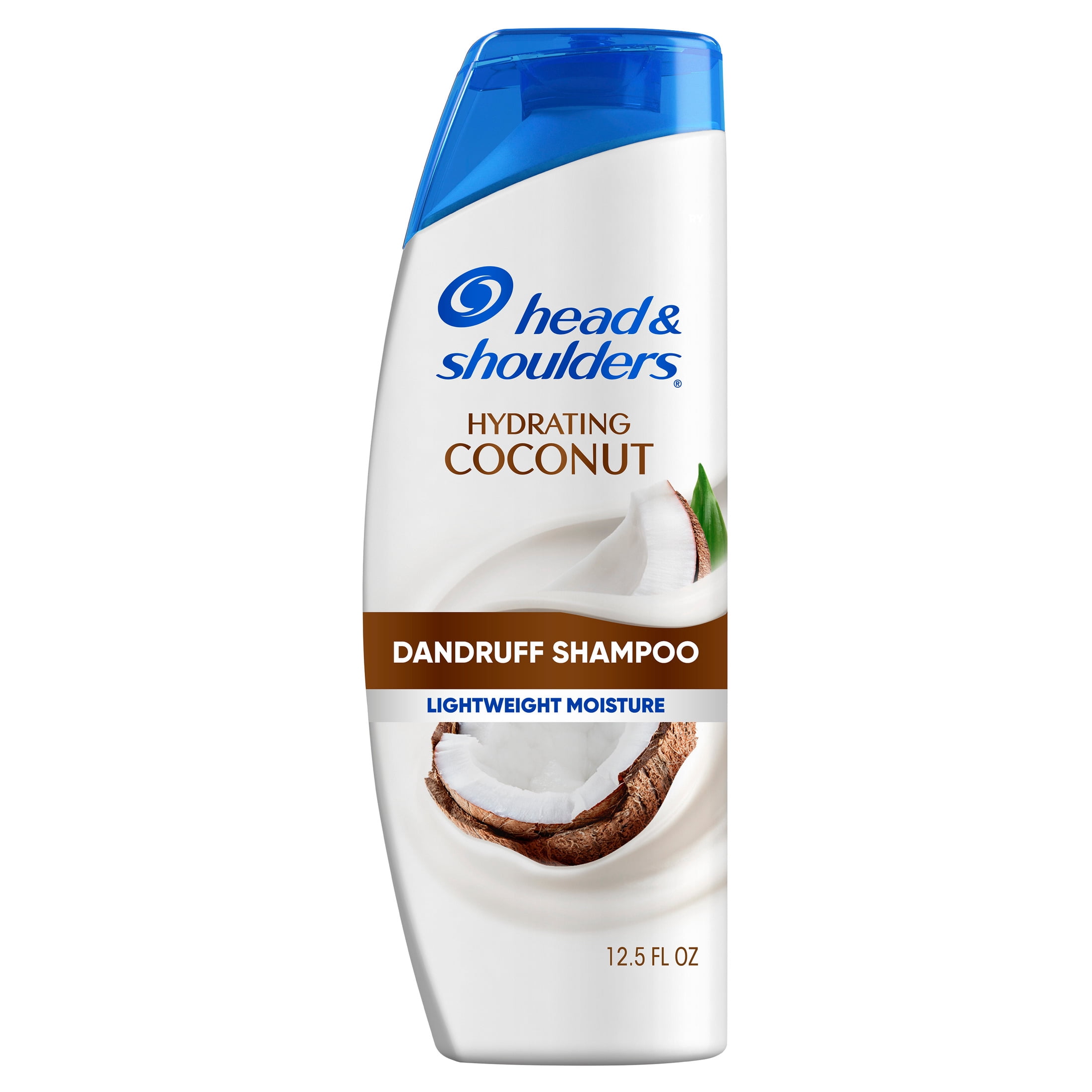 (6 pack) Head and Shoulders Dandruff Shampoo, Hydrating Coconut, Lightweight Moisture, Color Safe, 12.5 fl oz