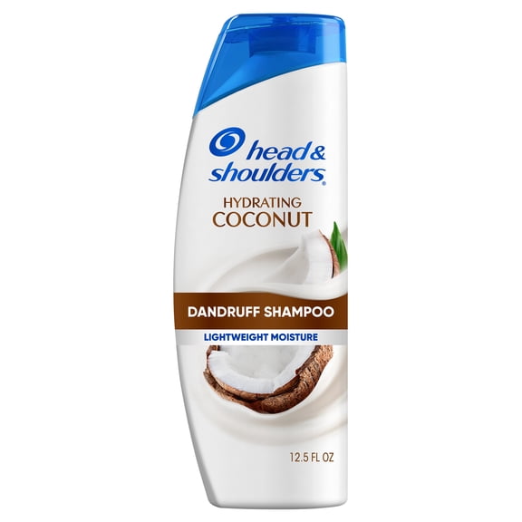 Head and Shoulders Coconut Dandruff Shampoo, Hydrating, Lightweight Moisture, Color Safe, 12.5 oz