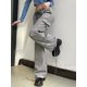 thumbnail image 4 of Txlixc Pantalones casuales para mujeres, pantalones callejeros de color sólido con cremallera de botón Txlixc moda, 4 of 9
