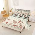 thumbnail image 2 of Erosebridal Tropical Cactus Aztec Queen Sheet Sets, Horseshoes Cow Skull Bed Set, Southwestern Cowboy Bedroom Decor, 4-Piece 1 Flat Sheet, 1 Fitted Sheet and 2 Pillowcases, 2 of 5