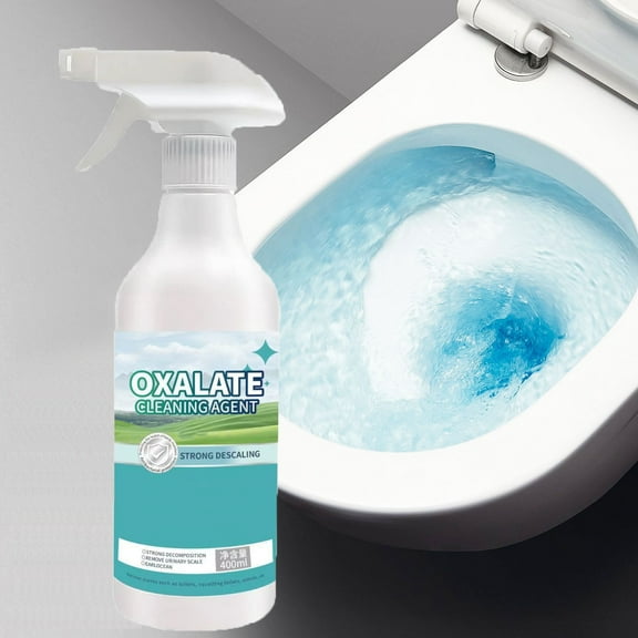 High-Concentration Oxalic Acid Cleaner, Removes Stubborn Grease and Grime, Eliminates Odors, All-Purpose Cleaner, Toilet, Floor Tile Stain Remover, 450ml/13.53oz