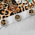 thumbnail image 4 of Erosebridal Tribal Aztec Black Out Curtains, Leopard Cheetah Print Curtains Pack of 2 (42x63 Each), 4 of 6