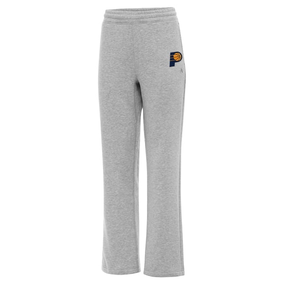 Women's Antigua Heather Gray Indiana Pacers Victory Sweatpants