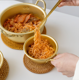 thumbnail image 5 of PIX-LINK Cuencos de vino tradicionales coreanos de arroz crudo coreano, plato de sopa de senderismo, 4,9 pulgadas, 3 unidades, cuenco de cocina amarillo de aluminio PIX-LINK Utensilios de vino, 5 of 6