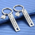 thumbnail image 3 of 2 New Home New Adventures Keychain First Home Gift Housewarming Gift Realtor Closing Gifts New House Keyring, 3 of 3