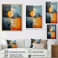 thumbnail image 4 of Designart "Abstract Tastes In Red And Blue I" Abstract Shapes Canvas Art Print, 4 of 7