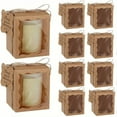 thumbnail image 2 of 10pcs/set Candle Gift Boxes with Clear Window, Packaging Supplies with Tags and Twine for Wedding, Birthday, Party Favors, Jewel, 2 of 8
