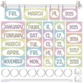 thumbnail image 1 of Set de tablones de anuncios TecUnite Pastel Calendar Girl 2025-2028, 1 of 7