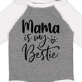 thumbnail image 4 of Inktastic Mama is My Bestie Boys or Girls Long Sleeve Baby Bodysuit, 4 of 5