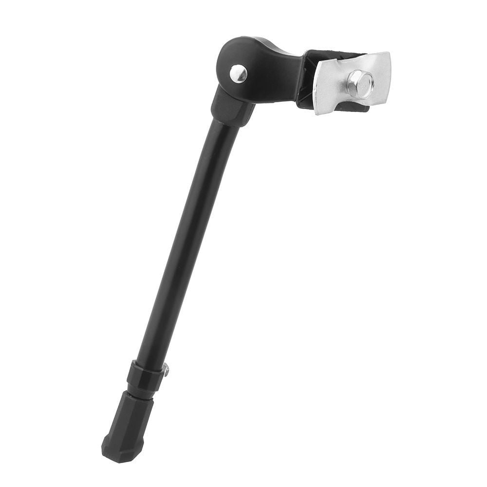 Black Silver Heavy Duty Adjustable Side Rear Kick Stand Bicycle Parts