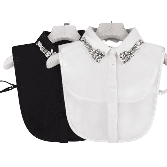 Yoyauz False Collar Detachable Collar Shirt Dickey Collar Half Shirt False Collar Suitable for Girls and Women