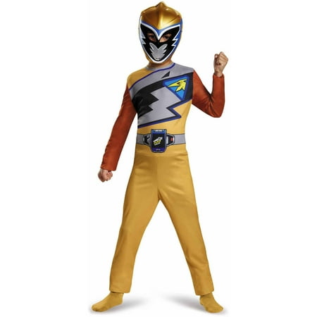 Gold Power Ranger Dino Charge Basic Child Halloween Costume - Walmart.com
