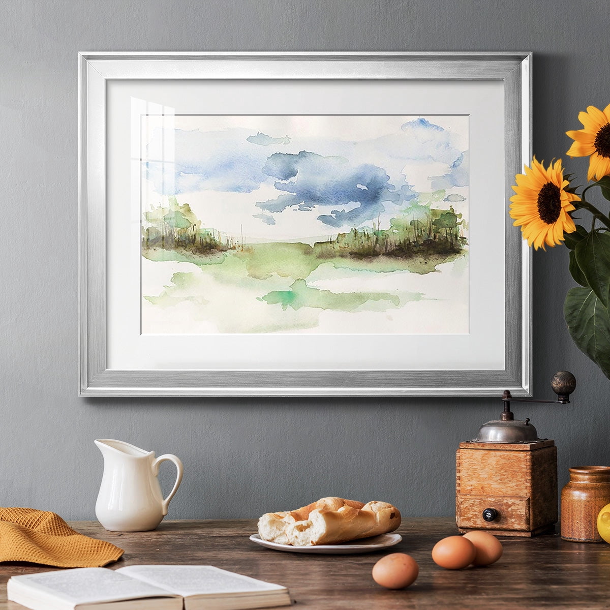 Brush Thickets I Premium Framed Print - Ready to Hang