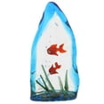 thumbnail image 5 of GlassOfVenice Murano Glass Aquarium With Two Tropical Fish - 4 inches, 5 of 8