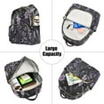 thumbnail image 5 of FORMRS Mini Backpack Purse for Women Travel Daypack Casual Shoulder Bag, Light Purple Flowers, 5 of 7