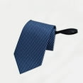 thumbnail image 2 of NoxwB Solid Striped Ties for Men and Boys Trendy Graphic Silk Formal Business Necktie Light Blue Free Size, 2 of 3