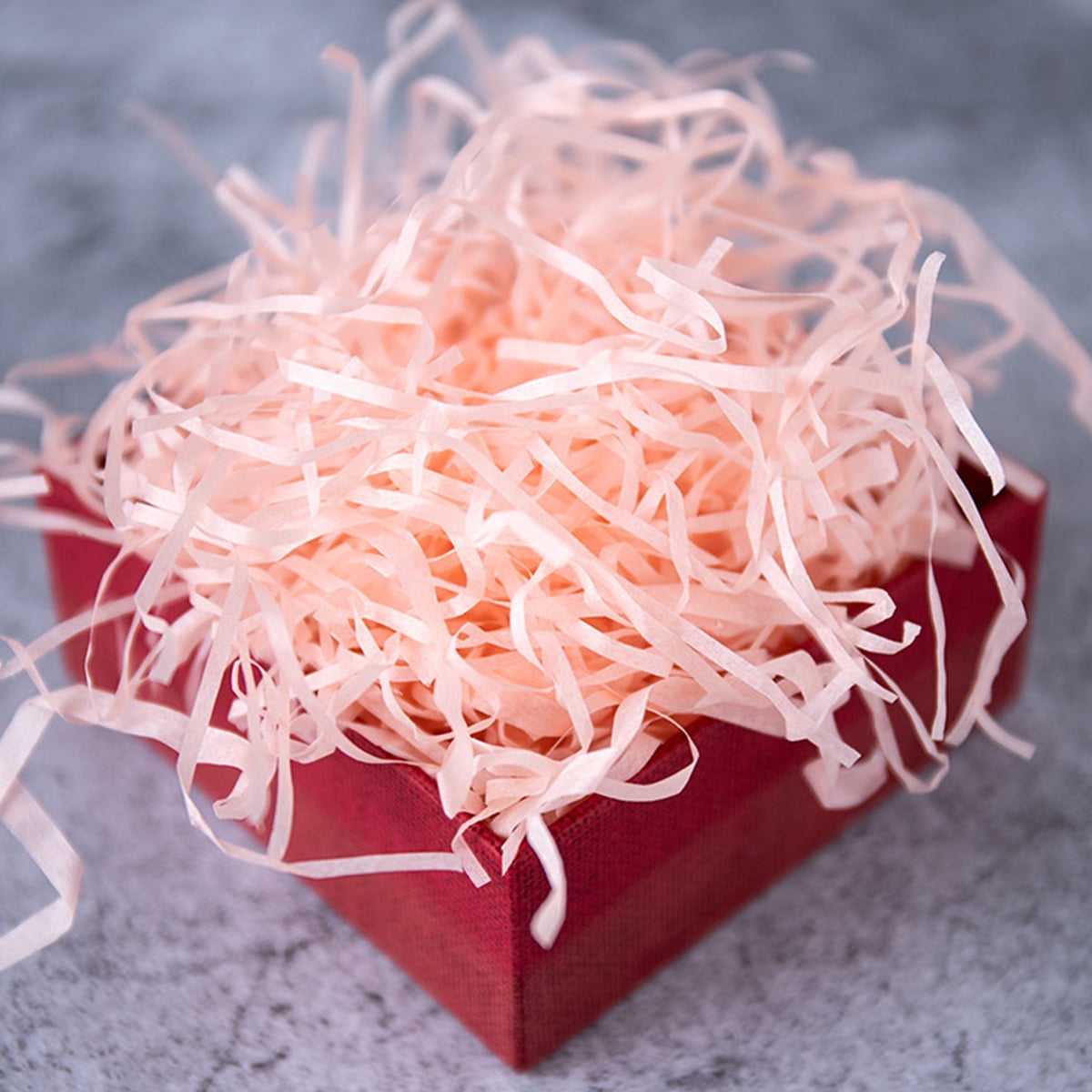 Raffia Orange 500g - Papier Déchiqueté Pour Remplissage Cadeaux Et Décoration