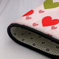 thumbnail image 5 of Romance Love Hearts Rugs Doormat, Non-Slip Machine Washable Carpets Floor Door Mat , 36" x 24", 5 of 7