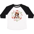 thumbnail image 3 of Inktastic Beagle Puppy Flowered Girls Toddler T-Shirt, 3 of 5