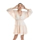 thumbnail image 4 of Vestido vaporoso con textura Roman Fashion /Juvenil, 61596 (Durazno) rosa claro CH, 4 of 5