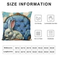 thumbnail image 5 of Qinduosi Easter Pillow Covers Set of  Easter Decorations for Farmhouse Spring Home Decor Easter Decorative Throw Pillows Buffalo Plaid Gnome Rabbit Bunny Eggs Throw Pillow Cover, 5 of 5