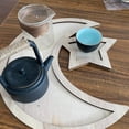 thumbnail image 4 of Visland Wooden Moon and Star Eid Mubarak Ramadan Decoration for Home Islamic Muslim Party Ramadan Kareem Gifts Eid Al Adha Food Tray, 4 of 6