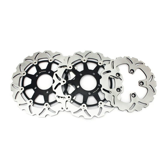 3PCs Front Rear Brake Discs Rotors For SUZUKI GSXR 600 750 2004 2005 GSX-R 600 750 04 05 GSXR 1000 2003-2004