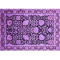 thumbnail image 1 of Ahgly Company Indoor Rectangle Oriental Purple Industrial Area Rugs, 8' x 12', 1 of 4