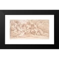 thumbnail image 2 of Charles Nicolas Cochin II 14x9 Black Modern Framed Museum Art Print Titled - Christ Falling Under the Cross (1782), 2 of 5