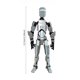 thumbnail image 3 of T13 Action Figure Robot, Titan 13 Action Figure,Stikbot Toys with Weapon Accessories,3D Printed Joint Movable Figure, The Toys That Children Hope To Have (Black), 3 of 8