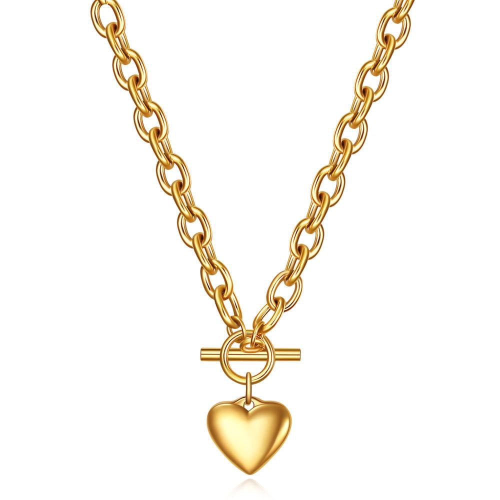Chunky Rolo Chain Necklace 