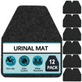 thumbnail image 1 of Tapetes urinarios Basima de goma lavables, paquete de 12 unidades, para baño de hombres, 1 of 7
