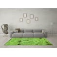 thumbnail image 3 of Ahgly Company Indoor Round Patchwork Green Transitional Area Rugs, 7' Round, 3 of 4